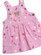 Huxbaby Pink Fruit Emoji Pinafore Dress