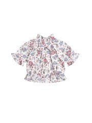 Huxbaby Strawberry Garden Pussybow Blouse-tops-Bambini