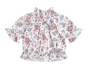 Huxbaby Strawberry Garden Pussybow Blouse-tops-Bambini