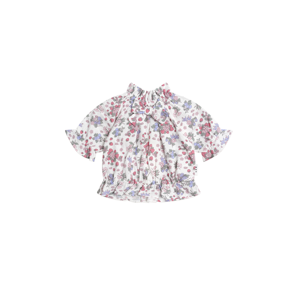 Huxbaby Strawberry Garden Pussybow Blouse