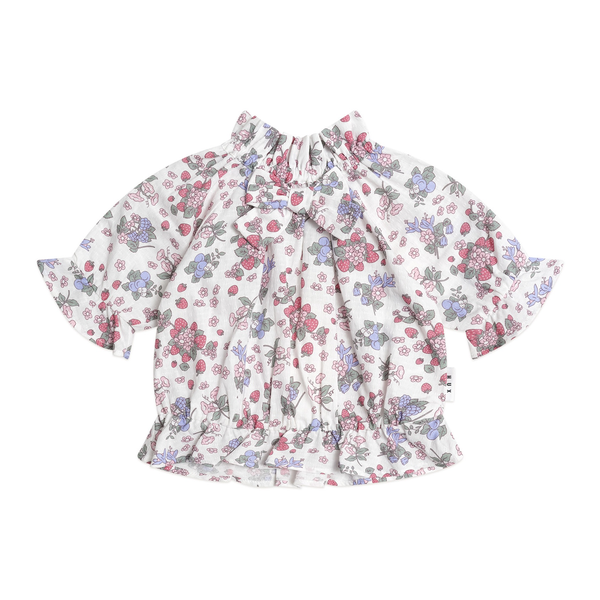 Huxbaby Strawberry Garden Pussybow Blouse
