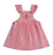 Huxbaby Cherry Heart Vintage Pinafore Dress-dresses-and-skirts-Bambini