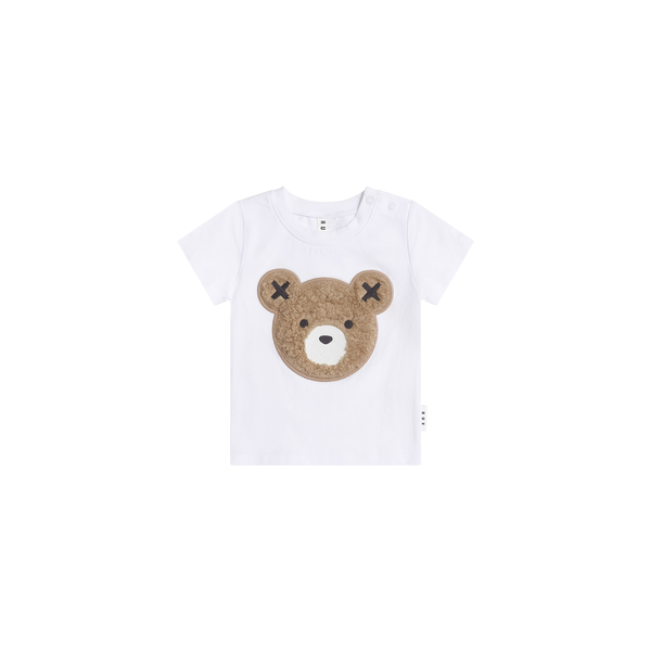 Huxbaby Furry Huxbear Crisp White Tee