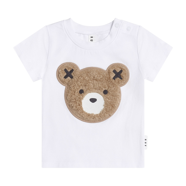 Huxbaby Furry Huxbear Crisp White Tee