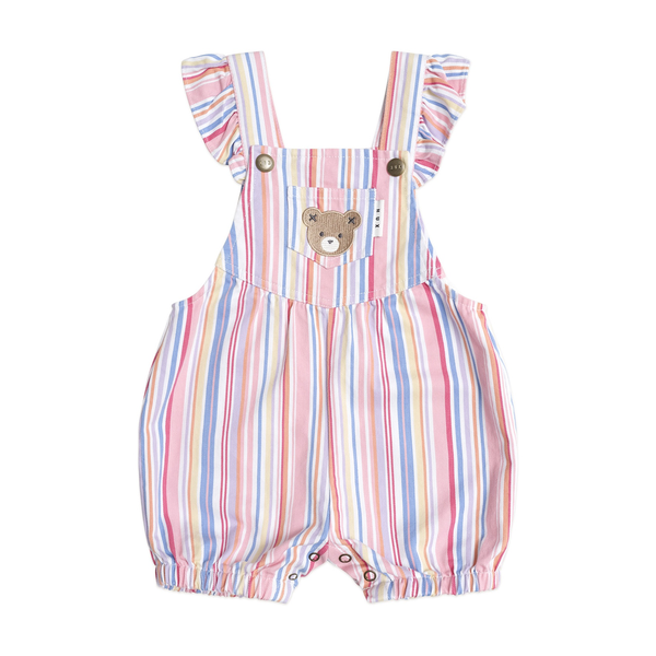 Huxbaby Pastel Stripe Bubble Romper