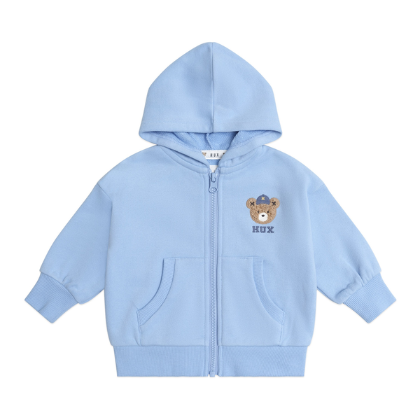 Huxbaby Huxbear Zip Up Hoodie Blue
