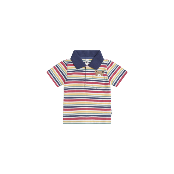 Huxbaby Polo Tee Vintage Stripe