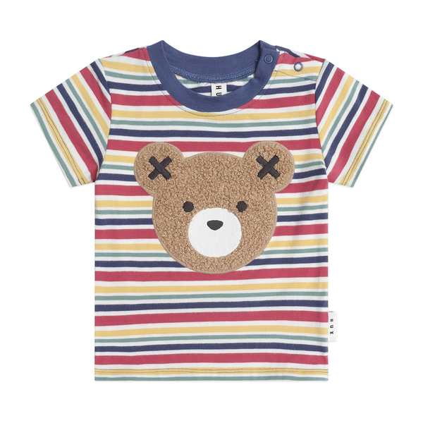 Huxbaby Furry Huxbear Vintage Stripe Tee
