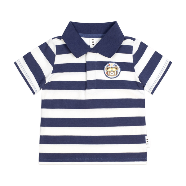 Huxbaby Stripe Polo Tee