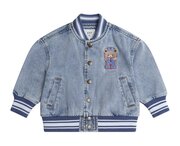 Huxbaby Dreamy Denim Varsity Bomber-jackets-and-cardigans-Bambini