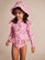 Huxbaby Strawberry Garden Frill Swimsuit