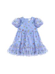 Huxbaby Fruit Salad Puff Sleeve Tulle Dress-dresses-and-skirts-Bambini