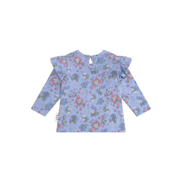 Huxbaby Strawberry Garden Frill Top
