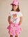 Huxbaby Pink Fruit Emoji Frilly Skirt