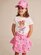 Huxbaby Pink Fruit Emoji Frilly Skirt