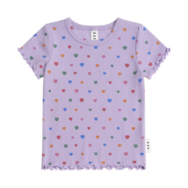 Huxbaby I Heart Cake Rib Tee