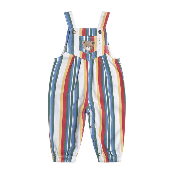 Huxbaby Vintage Stripe Overalls