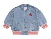 Huxbaby Dreamy Denim Strawberry Bomber-jackets-and-cardigans-Bambini