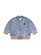Huxbaby Dreamy Denim Strawberry Bomber