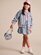 Huxbaby Dreamy Denim Strawberry Bomber