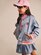 Huxbaby Dreamy Denim Strawberry Bomber