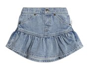 Huxbaby Dreamy Denim Frilly Skirt-dresses-and-skirts-Bambini