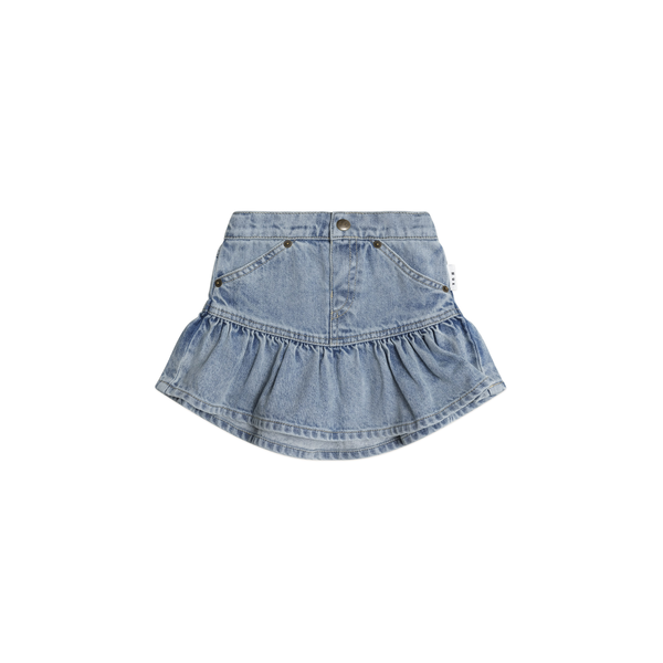 Huxbaby Dreamy Denim Frilly Skirt