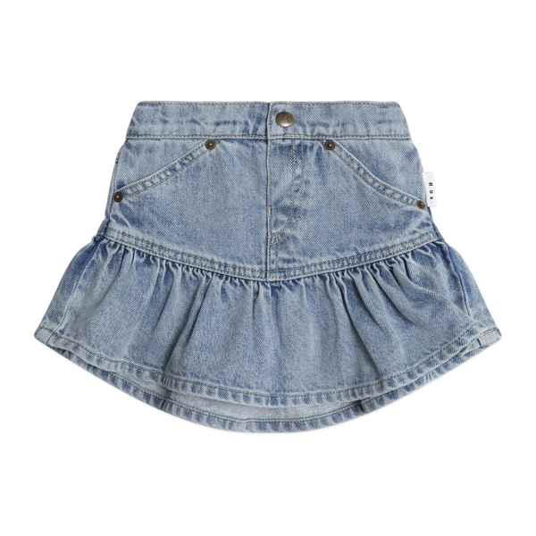 Huxbaby Dreamy Denim Frilly Skirt