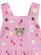 Huxbaby Pink Fruit Emoji Short Overalls