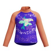 Speedo Girls Digi Print LS Rash Top-swimwear-Bambini