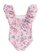 Huxbaby Strawberry Garden Shirred Swimsuit