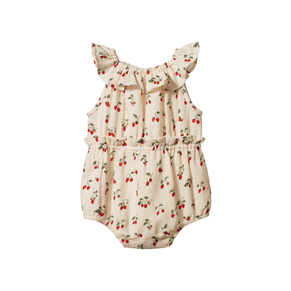 Nature Baby Muslin Plum Suit