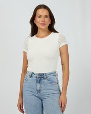 Silent Theory Leonie Baby Tee-tops-Bambini