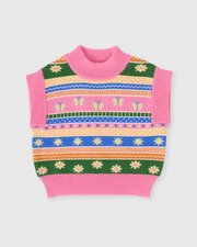 Goldie + Ace Flutter By Sweater Vest-tops-Bambini