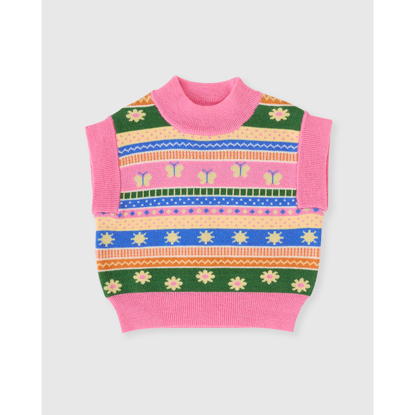 Goldie + Ace Flutter By Sweater Vest