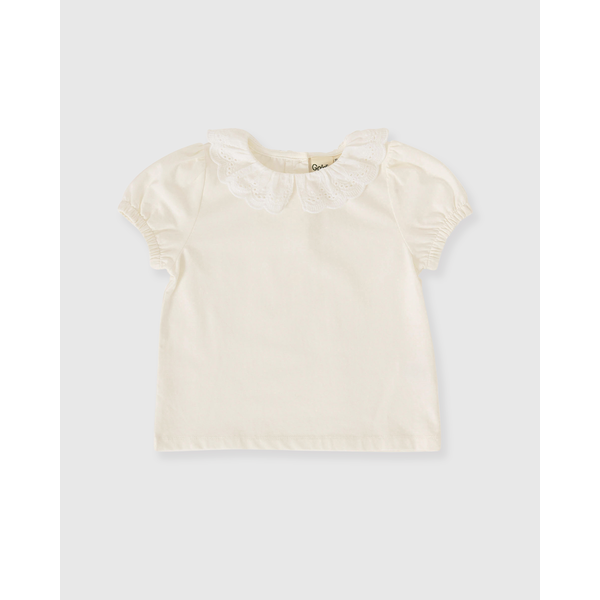 Goldie + Ace Laura Puff Sleeve Collar Top