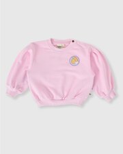 Goldie + Ace Over The Rainbow Puff Sleeve Sweater-tops-Bambini