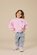 Goldie + Ace Over The Rainbow Puff Sleeve Sweater