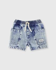 Goldie + Ace Noah Denim Pocket Shorts-pants-and-shorts-Bambini