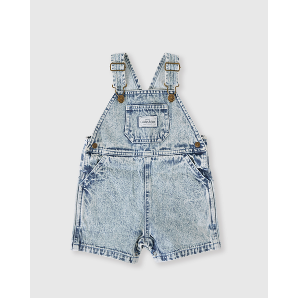Goldie + Ace Burton Vintage Washed Denim Overalls
