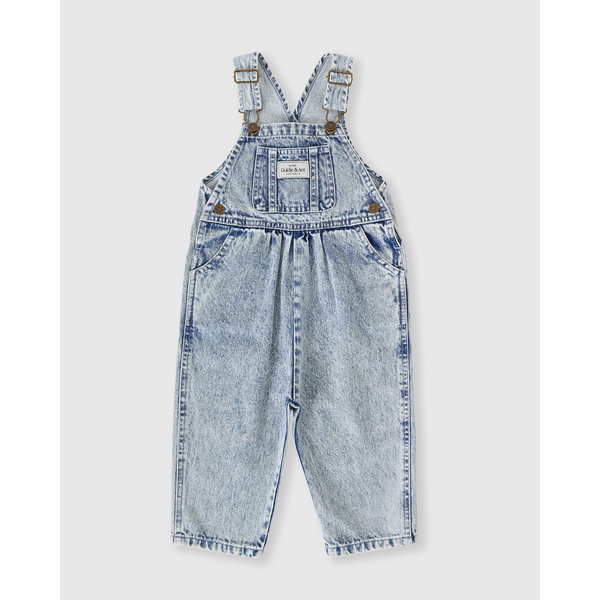 Goldie + Ace Austin Vintage Washed Denim Overalls
