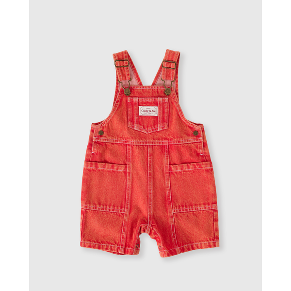 Goldie + Ace James Vintage Washed Denim Pocket Overalls