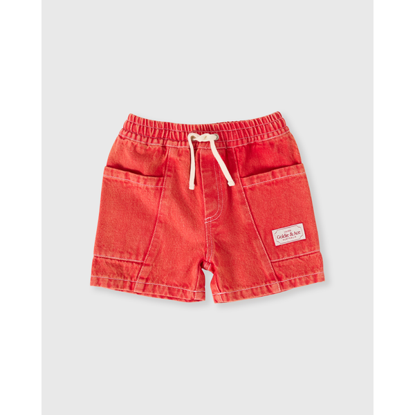 Goldie + Ace Noah Denim Pocket Shorts