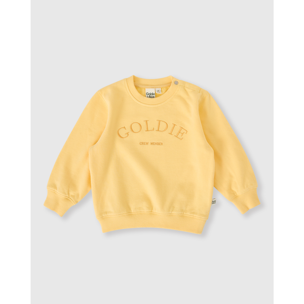 Goldie + Ace Goldie Crew Embroidered Sweater
