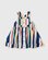 Goldie + Ace 90's Bold Stripe Heidi Denim Pinafore Dress