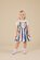 Goldie + Ace 90's Bold Stripe Heidi Denim Pinafore Dress