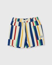 Goldie + Ace 90's Bold Stripe Noah Denim Pocket Shorts-pants-and-shorts-Bambini