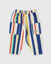 Goldie + Ace 90's Bold Stripe Kit Denim Pocket Pant-pants-and-shorts-Bambini