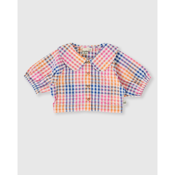 Goldie + Ace Rainbow Gingham Beatrice Blouse
