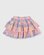 Goldie + Ace Rainbow Gingham Ria Ruffle Skirt
